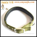 fashionable collar Soft PU nylon water dog collars metal buckle pet collar